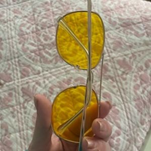 Yellow lens sunnies